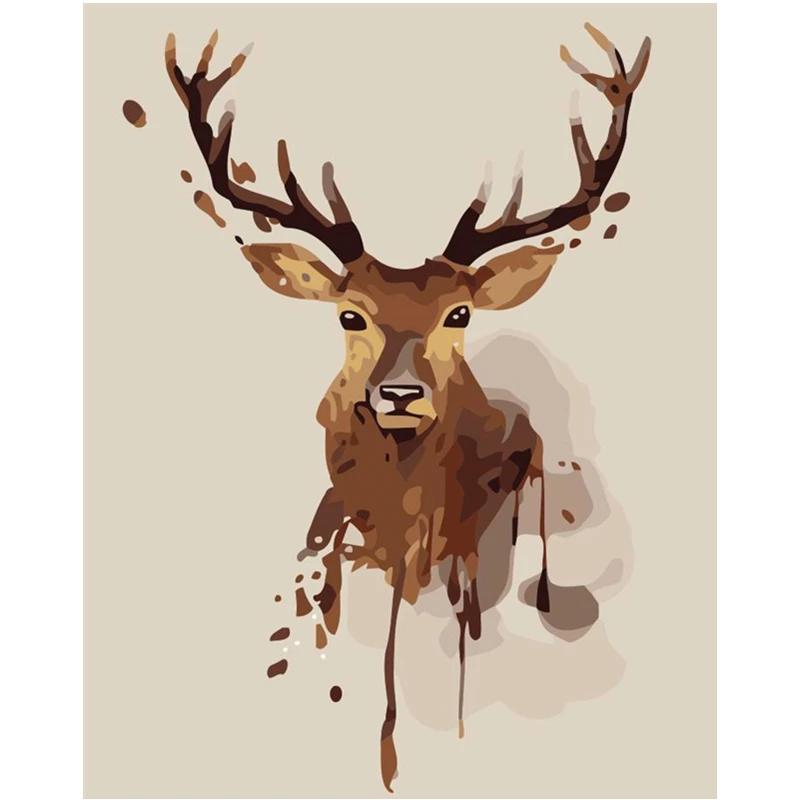 

Leaking Deer Hand Made Paint High Quality Canvas Beautiful Painting By Numbers Surprise Gift Great Accomplishment