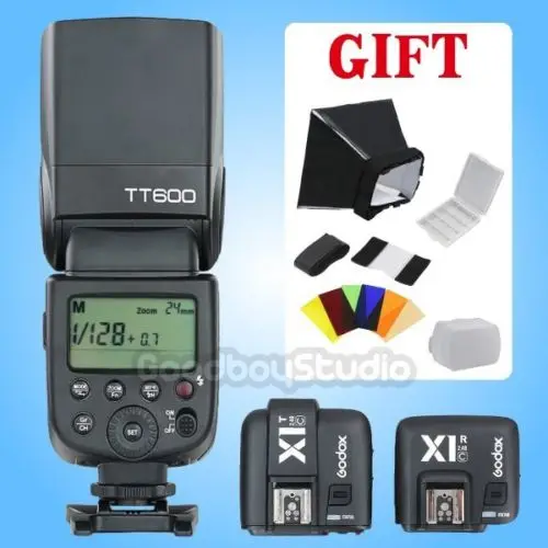 

Godox TT600 2.4G Wireless Speedlite Flash X1T-C Trigger X1R-C Receiver for Canon