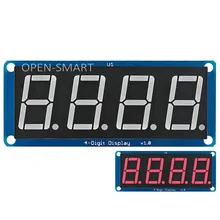 0.56″ Red LED 4-Digit Display Module 4 bits digital tube led display with Decimal Point for Arduino / RPi / AVR / ARM