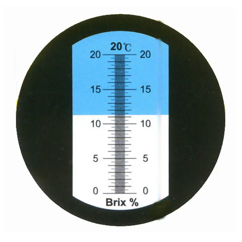 Ручной Измеритель Брикса 0-20% рефрактометр с концентрацией режущей Жидкости Тестер сладости фруктов Высокоточный детектор низкого уровня сахара