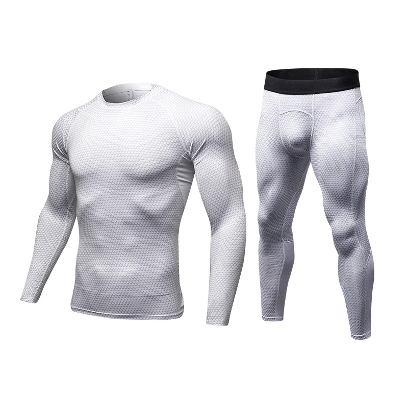IEMUH 2018 New Winter Thermal Underwear Sets Men Quick Dry Anti-microbial Stretch Men's Thermo Underwear Male Long Johns Fitness