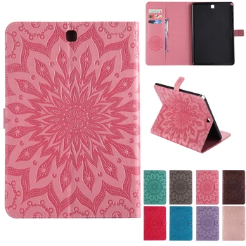 

Luxury Embossing Case For Samsung Galaxy Tab A 9.7 Inch SM-T555 T550 Tablet PU Leather Stand Flip SM-T550 Book Protective Cover