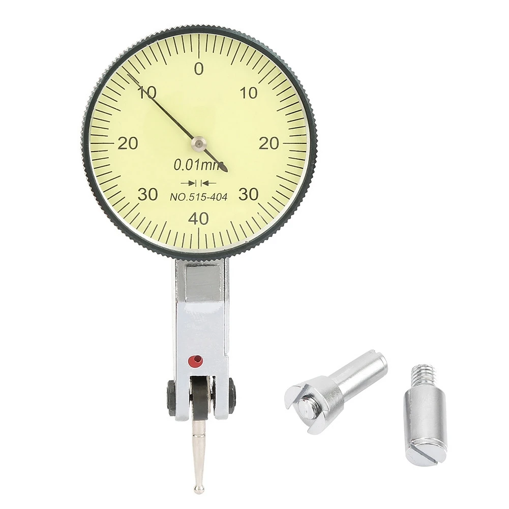 Dial Indicator Industrial for Plane Correction Workpiece Measurement Durable 38mm Small Size Dial Gauge Meter Tungsten Steel Lever Dial Indicator Dial Indicator Industrial for Plane Correction Workpiece Measurement Durable 38mm Small Size Dial Gauge Meter Tungsten Steel Lever Dial Indicator