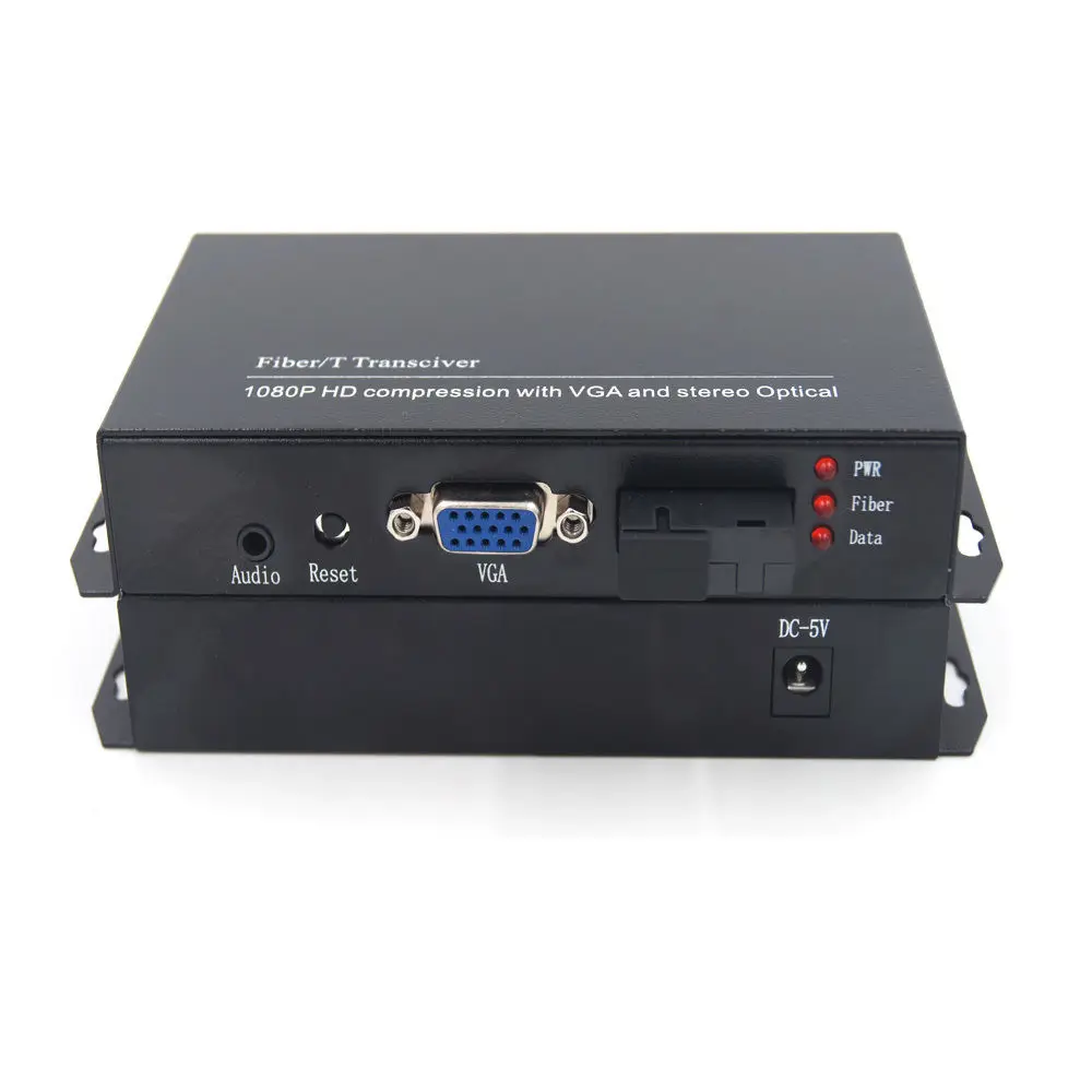 

Jyttek VGA Extender Fiber Converter with Stereo 3.5mm Audio, SC S/M 20Km