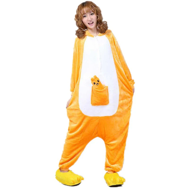 Мягкий Покемон Пикачу Комбинезоны Для женщин Kigurumi пижамы Миньоны для взрослых