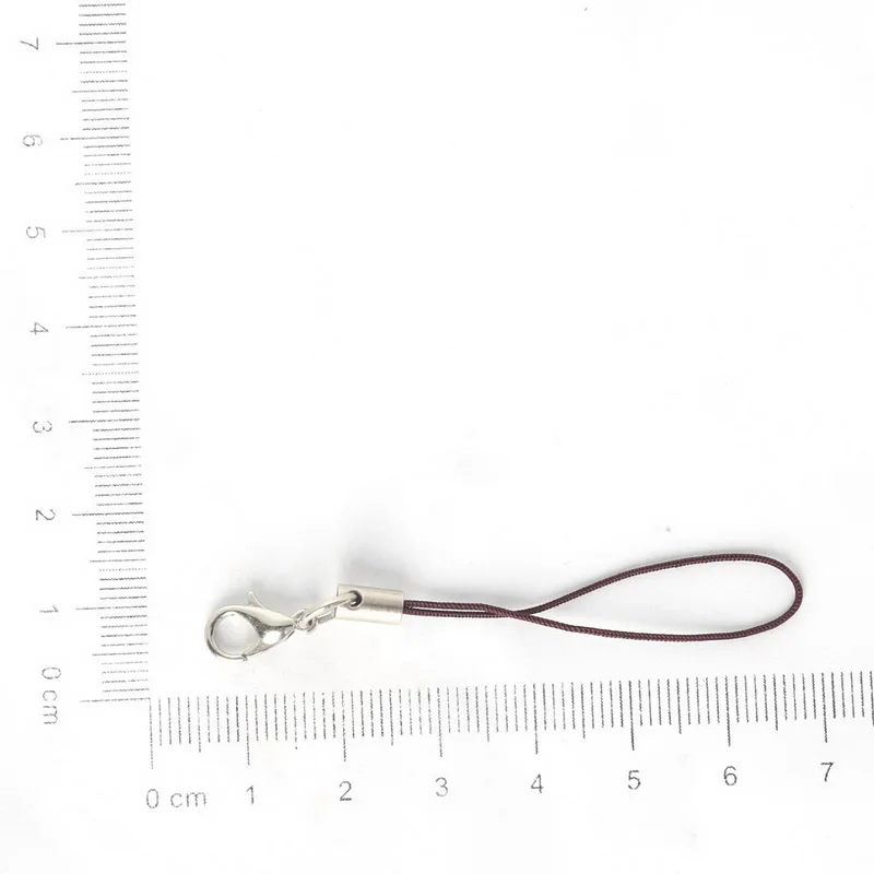 Vibrant 10-Color Cell Phone Lanyard Straps with Lobster Clasp - Pack of 100, 7cm