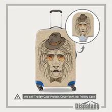 Забавный животный принт водонепроницаемый туристический багажный Защитный чехол для 18-30 дюймов Чехол эластичный стрейч-чемодан защитный чехол