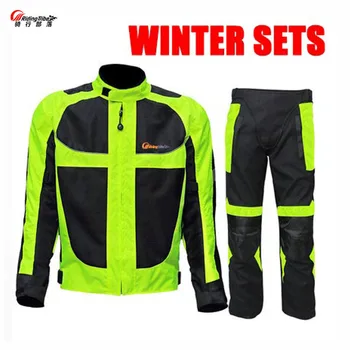 

free shipping 2017 riding tribe summer/winter breathable mesh motorcycle jacket men Moto Reflective Racing jacket Jersey pants