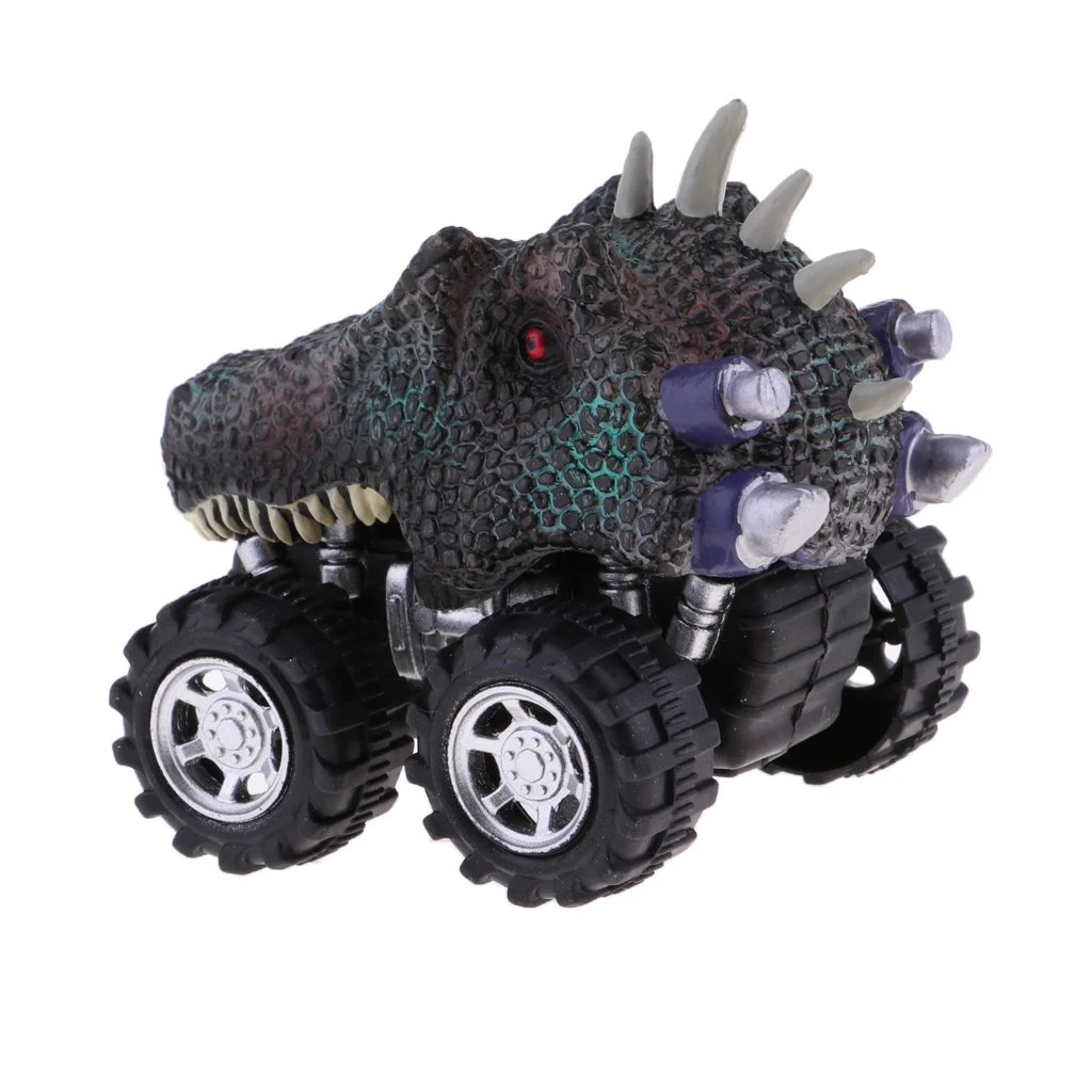 Simulation Mini Dinosaur Car Model Pull Back Car Toys Children's Day Gift for Kids Boys Baby
