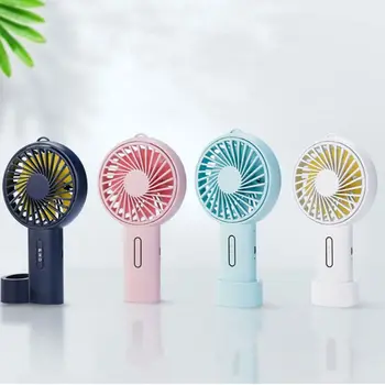 

Handheld Fan Cooling Desktop Stroller Air Fans Adjustable USB Rechargeable Portable Home Office School Travel