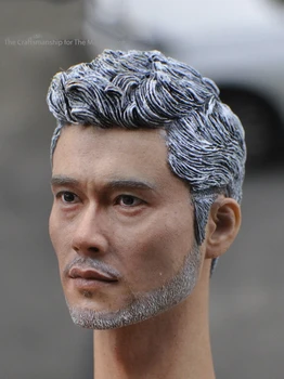 

1/6 Old Lee Byunghun Head Sculpt Model For 12" Man Body Male Figure