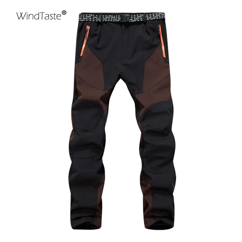 WindTaste lana de invierno de los hombres al aire libre pantalones Camping senderismo impermeable escalada Softshell deportes pantalones para hombre KA017 WindTaste lana de invierno de los hombres al aire libre pantalones Camping senderismo impermeable escalada Softshell deportes pantalones para hombre KA017