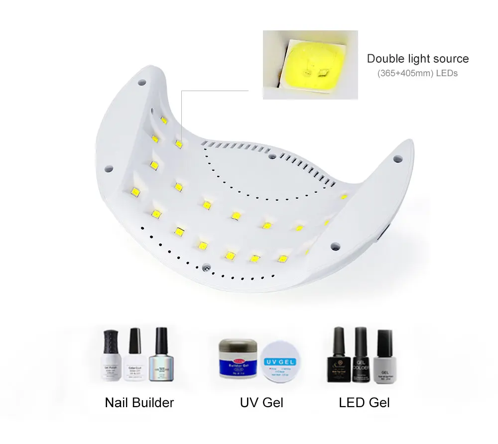 led лампа для ногтей 48 Вт из светодиодов лампы жк ccfl лучший уф гелевых польской