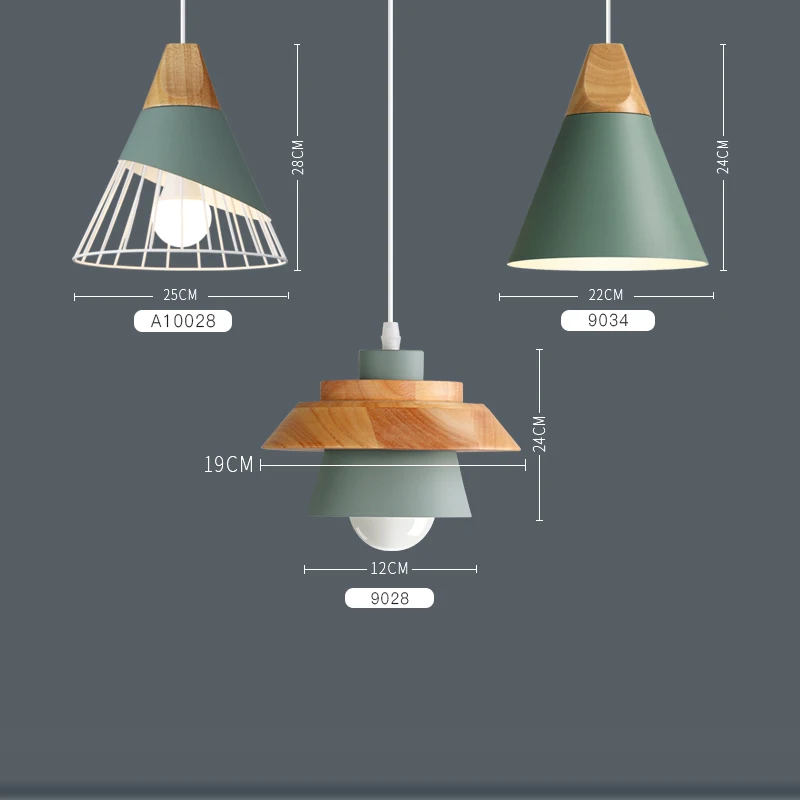 Подвесной светильник s современный деревянный подвесной светильник скандинавский светильник для кафе ресторана спальни висячая лампа для кухни красочный подвесной светильник