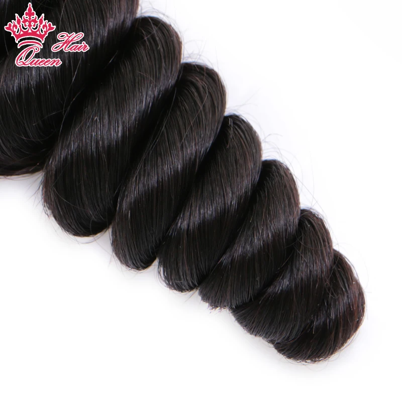 Товары Queen Hair необработанные индийские волосы волнистые человеческие пучки