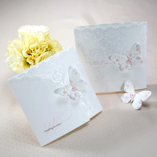 Butterfly Themed Wedding Invitation Wording 5