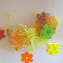 5000 шт 7*9 см светло-зеленая Органза Подарочная сумка Стенд для ювелирных украшений сумки мешок шнурок для браслетов/ожерелье/сумка из пряжи