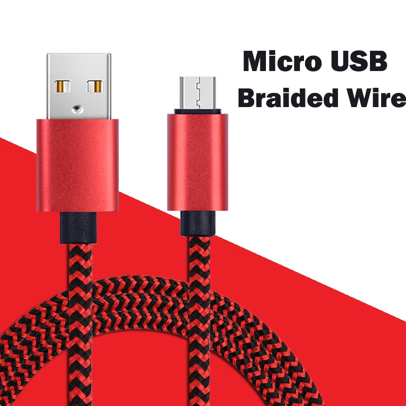 REZ Micro USB кабель 2.4A Быстрый кабель синхронизации данных и зарядки для samsung huawei Xiaomi LG Andriod Microusb Кабели для мобильных телефонов