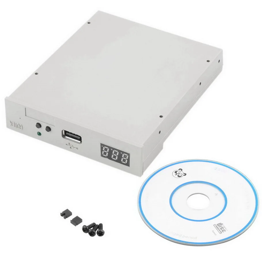 

High Quality 3.5" 1000 USB Floppy Disk Drive emulator Simulation 1.44MB Roland Keyboard white