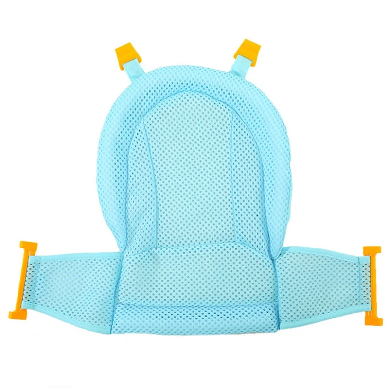 Uteruik Baby Bath Tub Ring Seat Infant Child Toddler Kids Anti Slip Safety Security Chair Non-slip Baby Care Bath Accessory Blue 1pcs