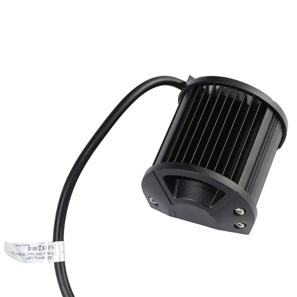 1Pcs 4 Inch Led 18W LED Work Light Lamp for Motorcycle Tractor Boat Off Road 4WD 4X4 Truck SUV ATV Spot 12V 24V Spot Worklight