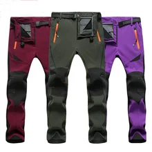 Hiking Pants Waterproof Softshell Winter Men Camping Trekking Thermal Fleece Warm Ski Trousers Women Plus size Polartec Pants цена Hiking Pants Waterproof Softshell Winter Men Camping Trekking Thermal Fleece Warm Ski Trousers Women Plus size Polartec Pants цены онлайн