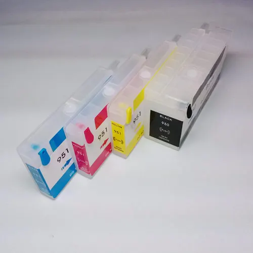 

For HP printers 8100/8600 950/951 with Auto reset chip refillable ink cartridges printer