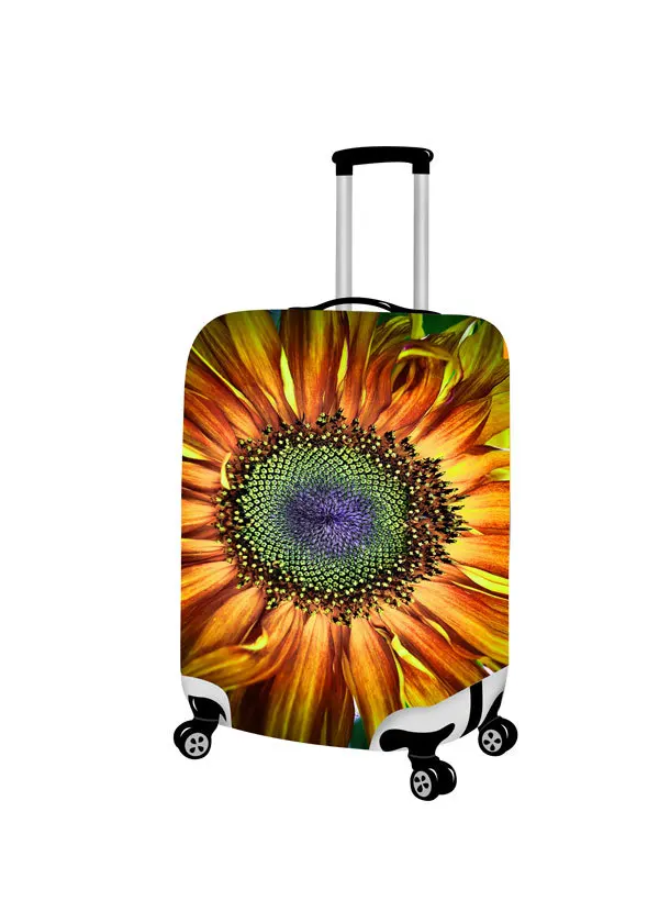 Новые Индивидуальные толстые багажные Чехлы для путешествий, водонепроницаемый тканевый чемодан защитный чехол от пыли подходит для 22-26 дюймов Багажник Случае - Цвет: Бежевый