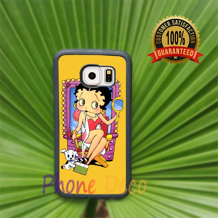 Betty boop сотовый телефон случаях для Samsung S7 edge S6 край плюс note7 note5 S5 S4 S3 примечание L6350 |