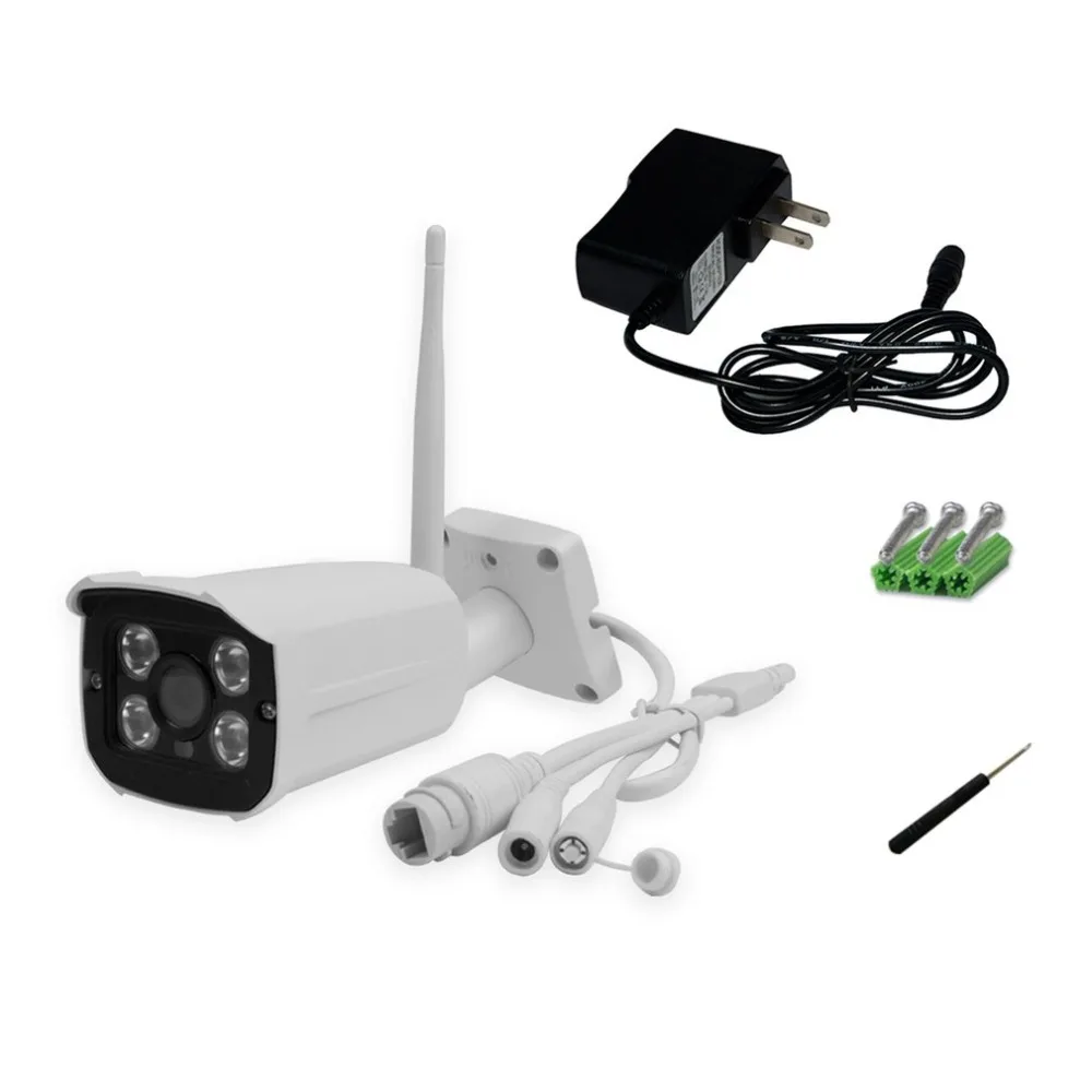 

960P HD Wireless Camera Smart Night Vision Mobile Detection Alarm Outdoor Waterproof Surveillance Camera with Aerial US Plug