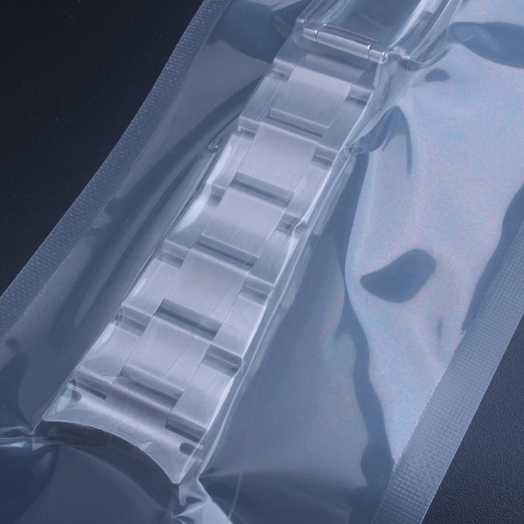 Высокое качество Серебряный ремешок из нержавеющей стали 20 мм цельный браслет с устричным замком для RX часы для мужчин