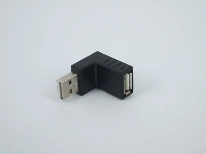 Левый/правый/нижний/выше угол 90 градусов USB 2 0 A штекер Женский разъем адаптера для