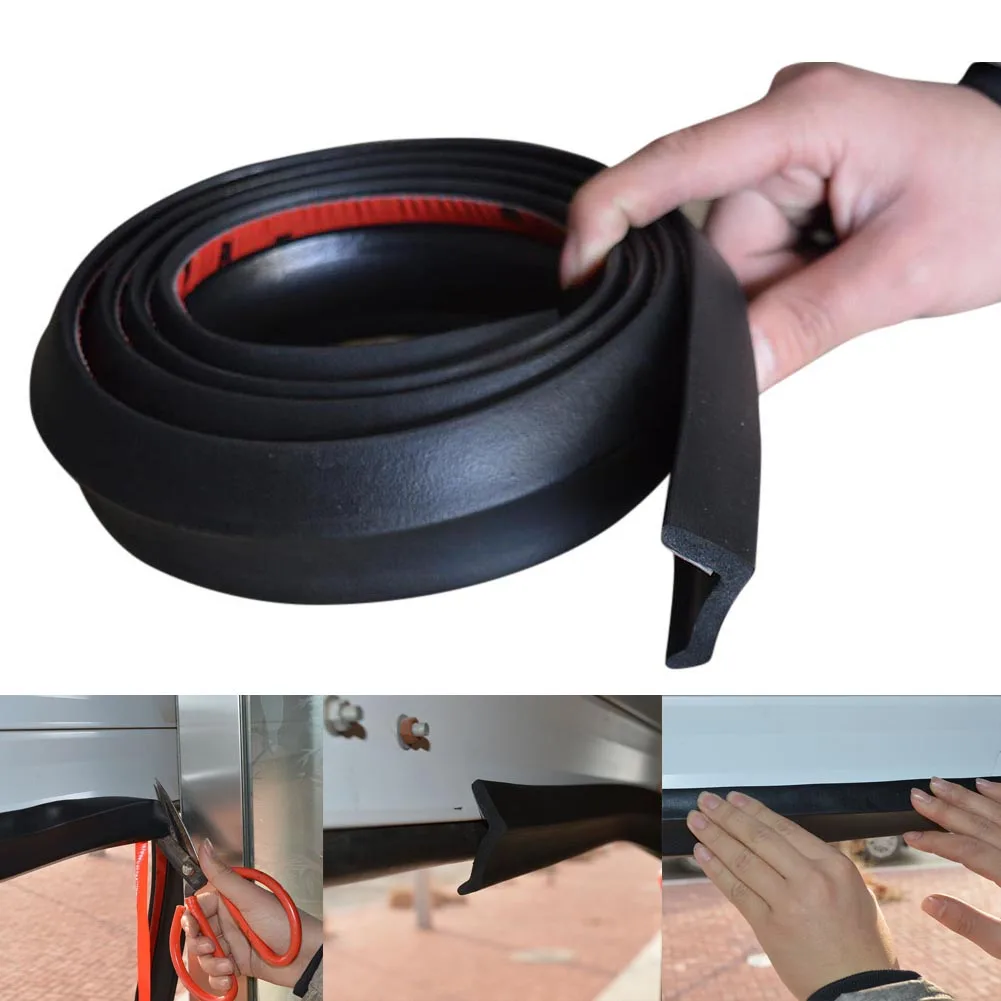 

6m Garage Door Bottom Weather Stripping Rubber Seal Strip Replacement Door Bottom Seal QJ888