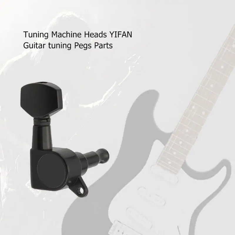 

3L 3R Electic Guitar Tuning Pegs Full Sealed String Tuning Pegs Locking Tuner Machine Heads Buttons Guitar Parts & Accessories