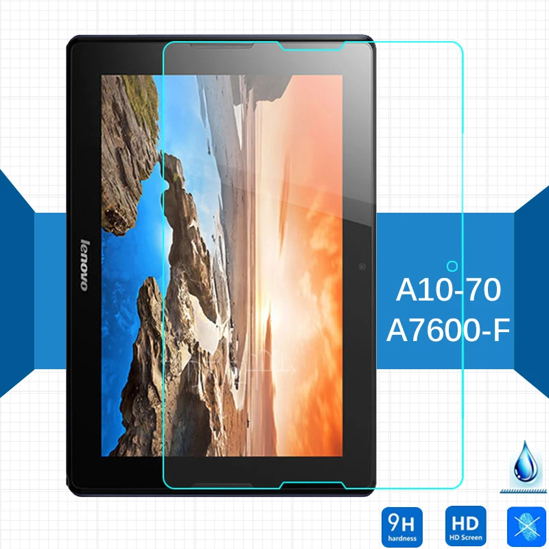 

For Lenovo A7600-F Tab A10-70 Tempered Glass Screen Protector 2.5 9h Safety Protective Film on Tab A7600 A 7600 10.1inch