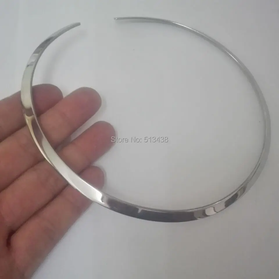 3 мм/4 мм/6 мм широкий выбор мода нержавеющая сталь чокер воротник открытое ожерелье с манжетами цепи для женщин и мужчин ювелирные изделия
