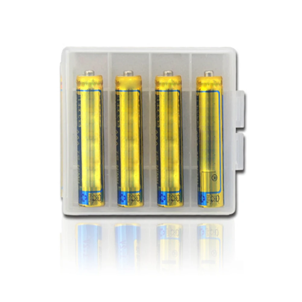 

Hot Sell Battery Storage Box Hard Plastic Waterproof Battery Cover AA / AAA Battery Storage Box Batteries Container Organizer