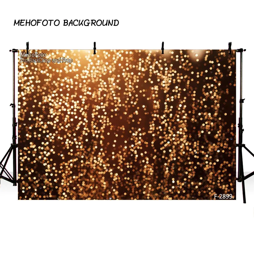 

Art fabric photography backdrops glitter gold bokeh photo backdrop customized vinyl photo background photocall for weddings