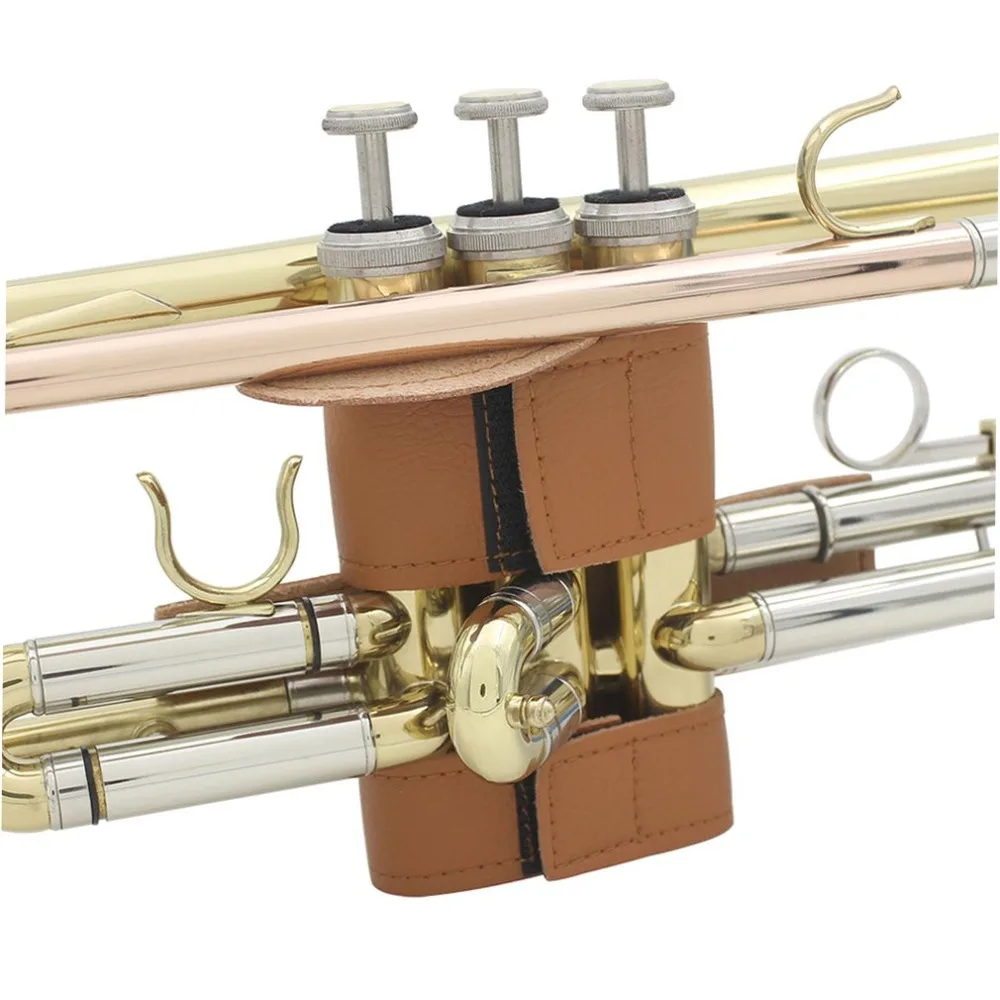 Professional Brown Soft Synthetic Leather Professional Trumpet