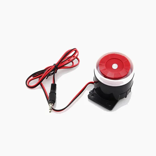 WOFEA 유선 미니 사운드 알람 사이렌 혼, 알람 시스템용, DC5V, 9V, 12V, 로트당 20 개, 130db 4