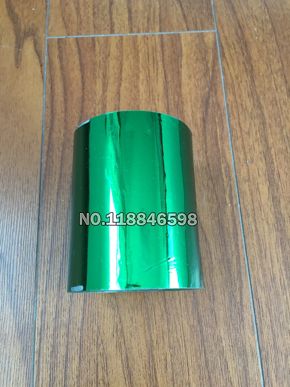 Green Color 80mm Width PVC Business Card Emboss Hot Foil Stamping Heat Transfer Hot Foil Paper