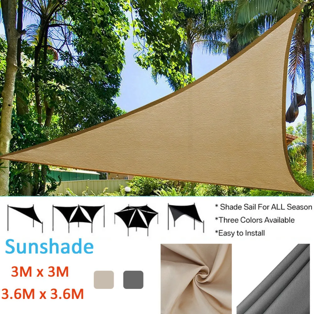 

Waterproof UV Sun Shelter Awning Canopy Garden Beach Camp Shade Tarp Pergola Courtyard Swimming Pool Sunshade Protection Awning