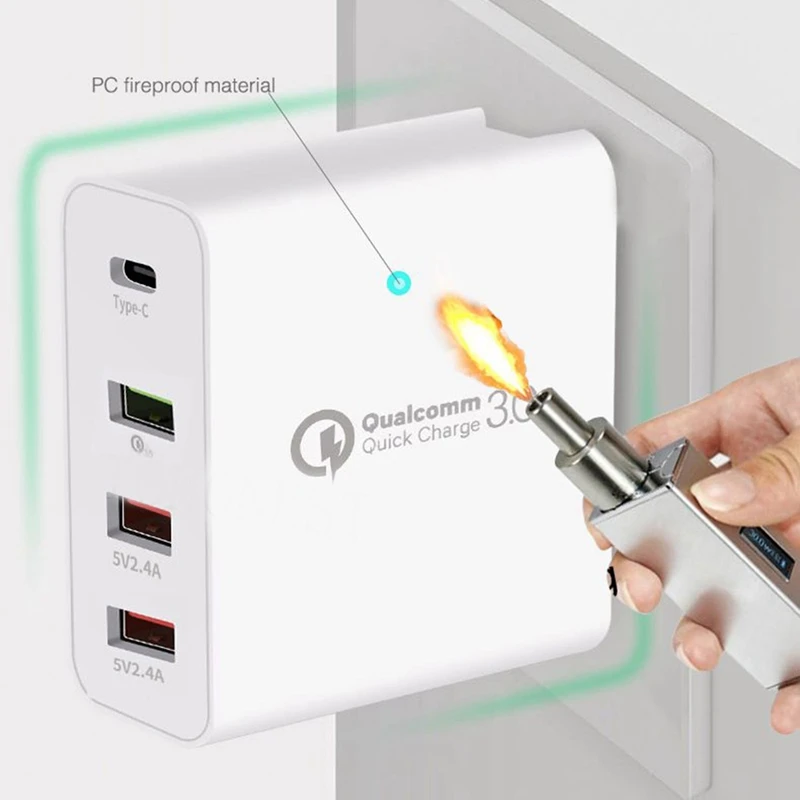36W быстрое зарядное устройство Pd type C Usb для телефона samsung A50 A30 huawei Tablet Qc 3,0 быстрое настенное зарядное устройство(вилка США