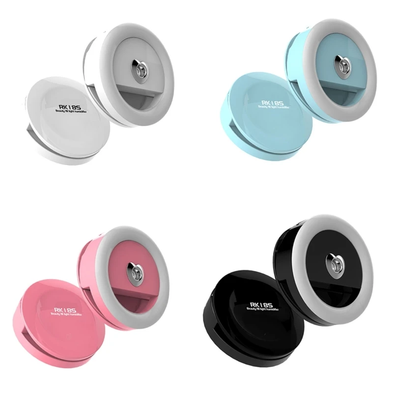 RK18S 3 Levels of Brightness 33-Led Beauty Moisturizing Mist Selfie Clip Fill Light For iPhone X 8plus Galaxy S9+ S9 and so on |