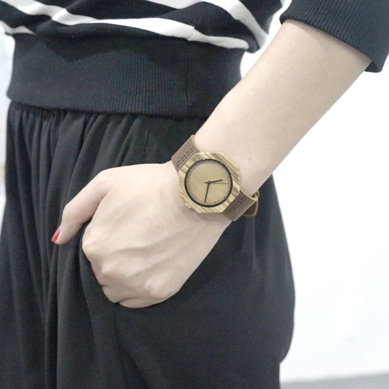 BOBO BIRD Брендовые Часы для женщин японский механизм Зебра деревянные кварцевые часы Роскошные Деревянные женские часы Relogio Masculino Подарочная коробка C-D02