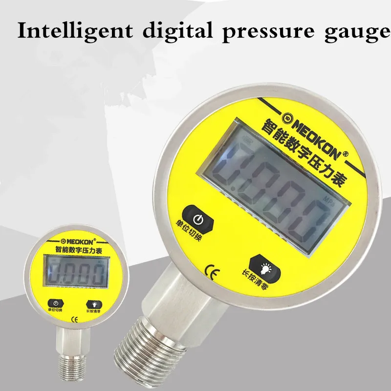 Pressure gauge intelligent digital display stainless steel high