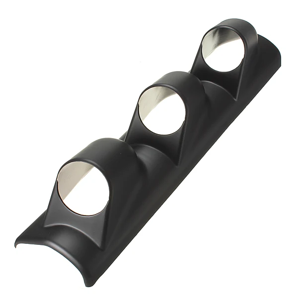 

DRAGON GAUGE BLACK 2" 52mm UNIVERSAL A-PILLAR TRIPLE HOLES DASH GAUGE METER POD MOUNT HOLDER LEFT HAND DRIVE