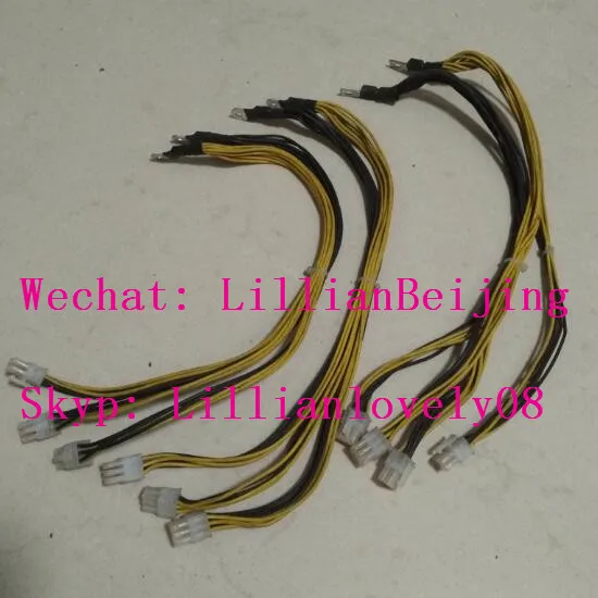 

90% new of 6pin miner power cable used for whatsminer power supply PSU P5 cable with 10 connectors
