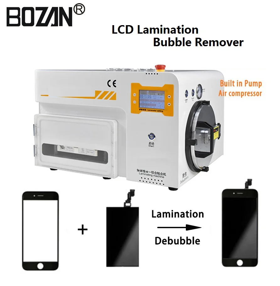 Newest Mini OCA Vacuum Laminating Machine Autoclave Bubble Removing