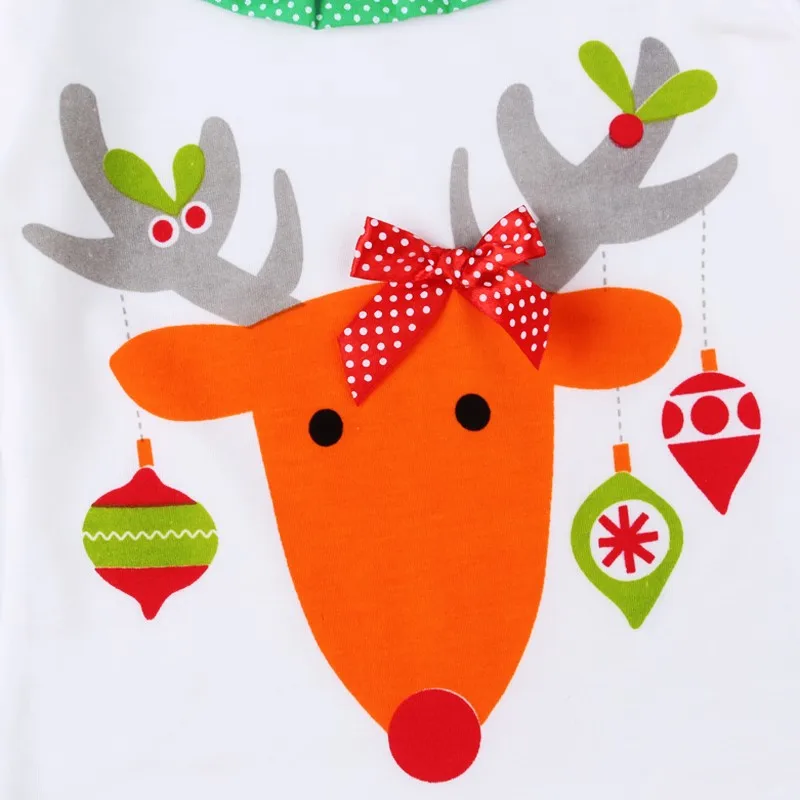 Новинка года; розничная ; милая Рождественская Пижама с оленем Одежда для девочек пижама с длинными рукавами для девочек; комплекты одежды детская одежда хорошего качества